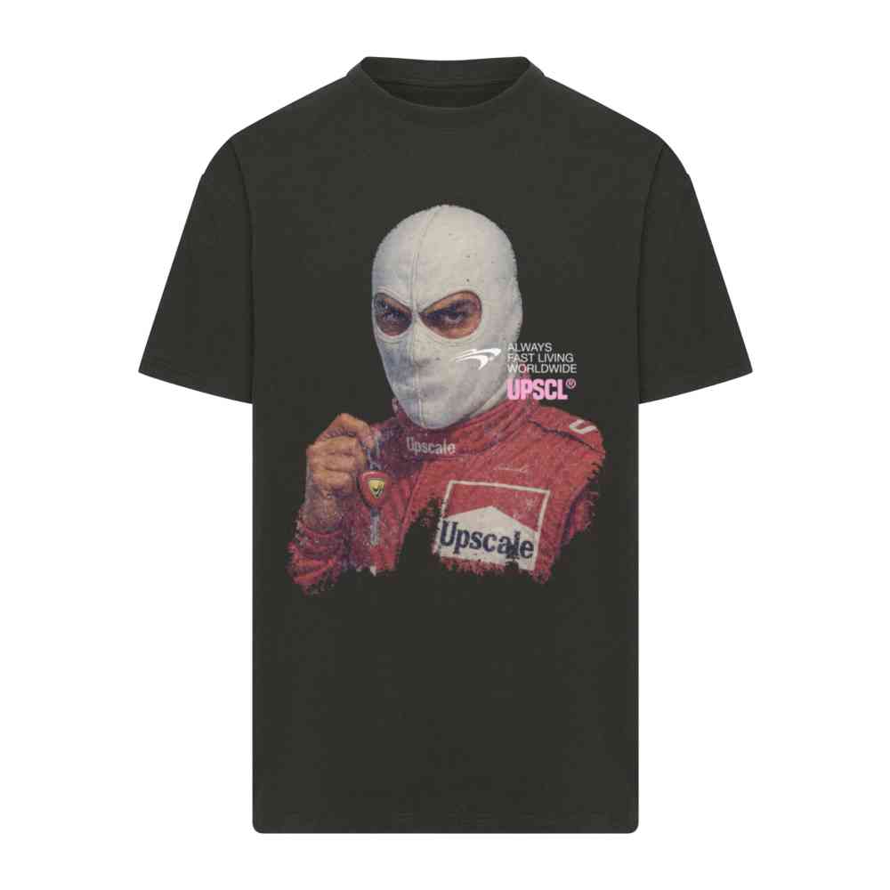 Mister Tee Upscale - Racing Driver Heavy Oversize Tshirt Homme - Noir